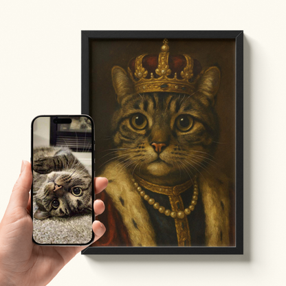 Portrait royal de votre animal